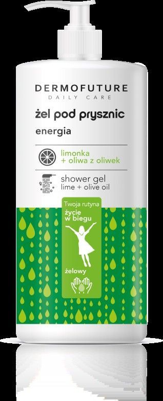 Dermofuture Technology Daily Care żel pod prysznic energia Limonka &Oliwa z Oliwek 500ml 1