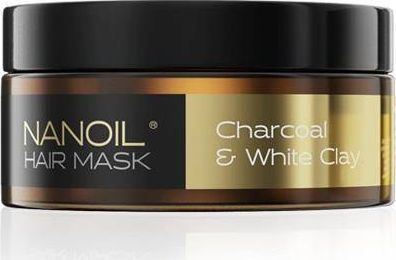 Nanoil NANOIL_Charcoal White Clay Hair Mask maska do włosów z węglem 300ml 1