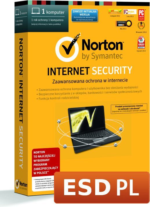  Norton Security Standard 3.0 PL 1 Użytkownik 1 Urządzenie 1 Rok ESD (21358338) 1