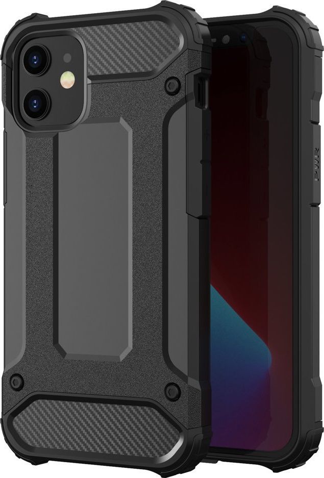 Hurtel Hybrid Armor etui do iPhone 12 mini czarne 1