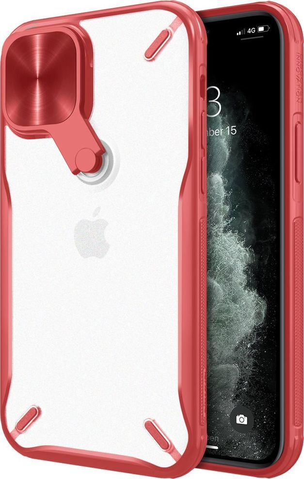 Nillkin Nillkin Cyclops iPhone 12 Pro / iPhone 12 Czerwone 1