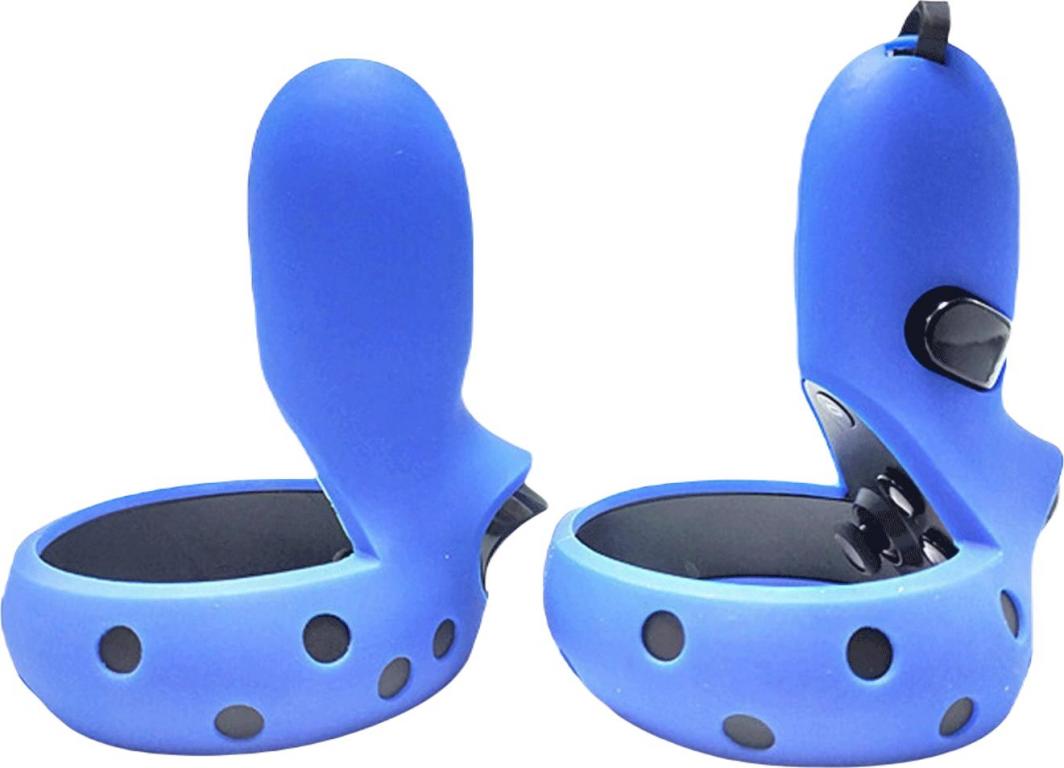 Vortex Virtual Reality Silikonowy pokrowiec do kontrolerów Oculus Quest 1/Rift S niebieski 1