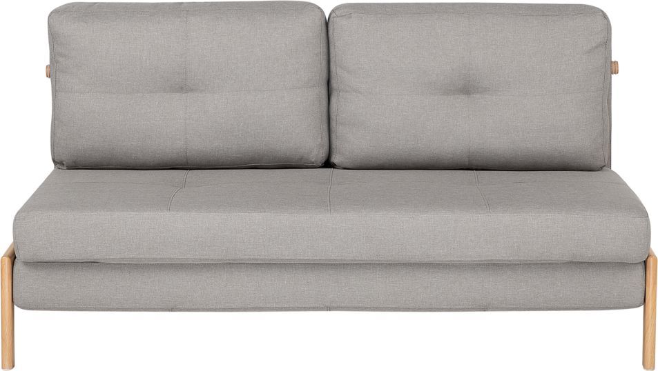 Beliani Sofa rozkładana jasnoszara EDLAND 1