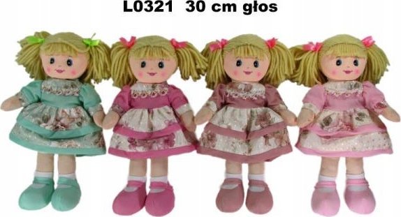 Sun-Day Lalka szmacianka 30 cm 4wz z głosem 156617 cena za 1 sztukę 1