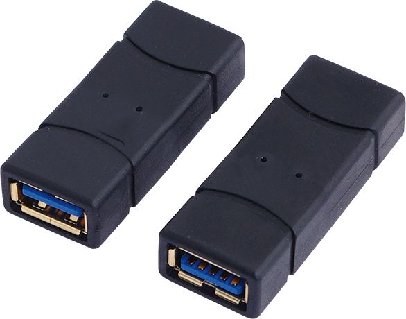Adapter USB LogiLink USB - USB Czarny  (AU0026) 1