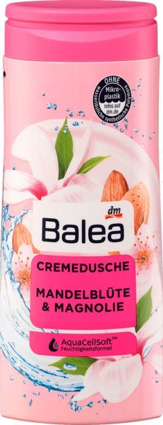 Balea Med AquaCellSoft Żel pod Prysznic Kwiat Migdałowca i Magnolii 1