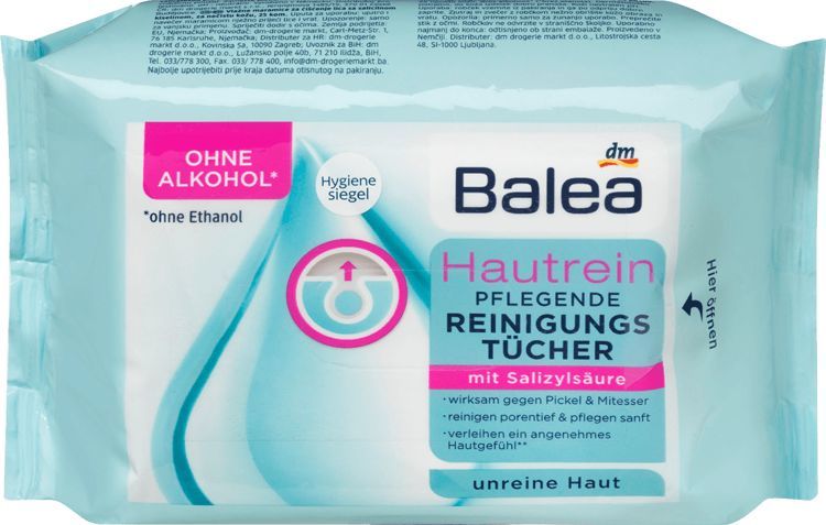 Balea Med Chusteczki Oczyszczające Cera Problematyczna 1