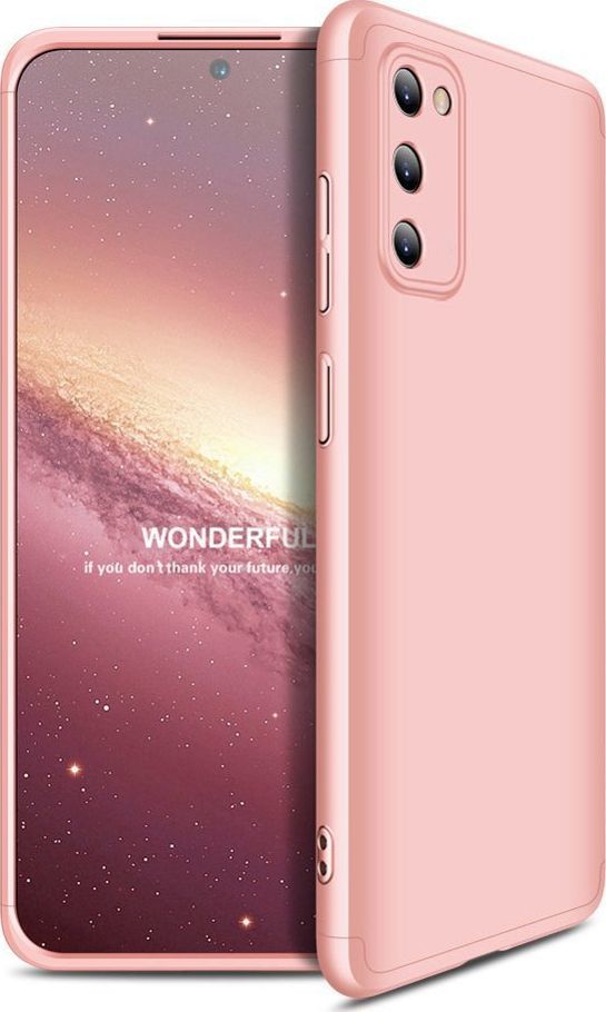 GKK GKK 360 Protection Case etui na całą obudowę przód + tył Samsung Galaxy A41 różowy 1