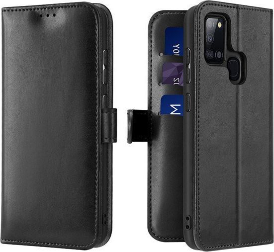 Dux Ducis Dux Ducis Kado kabura etui portfel pokrowiec z klapką Samsung Galaxy A21S czarny 1