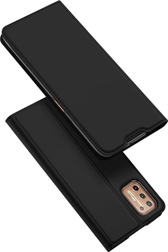 Dux Ducis Etui MOTOROLA MOTO G9+ PLUS z klapką Dux Ducis skórzane Skin Leather czarne 1