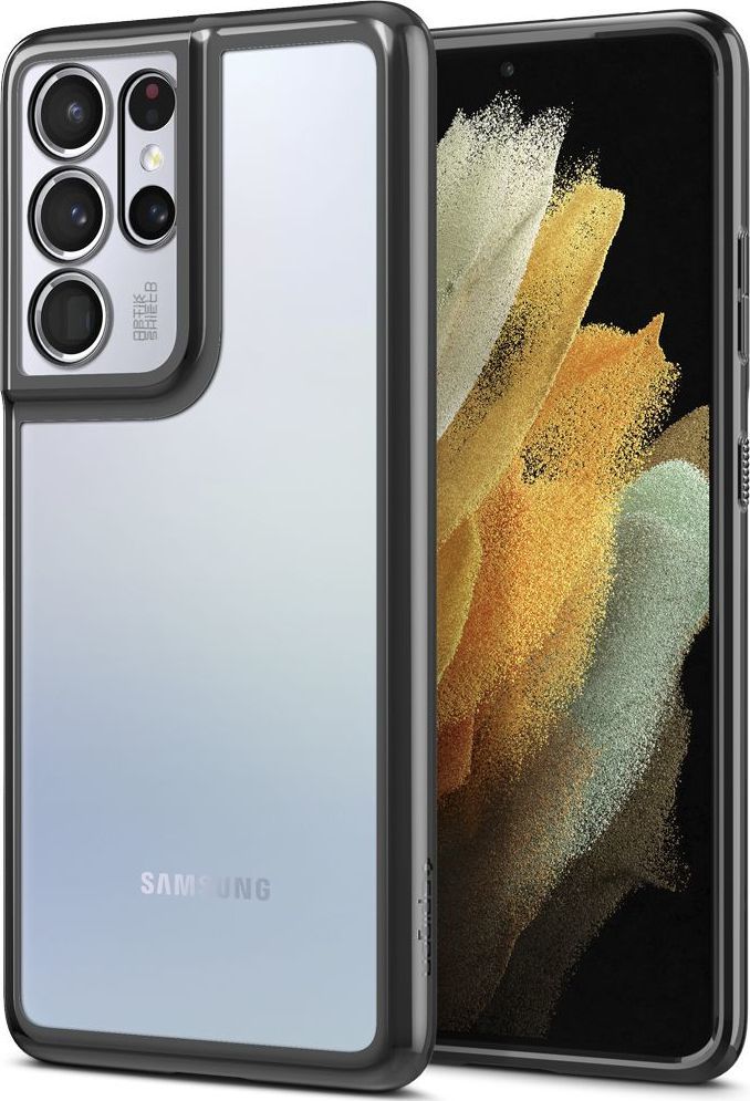 Spigen SPIGEN OPTIK CRYSTAL GALAXY S21 ULTRA CHROME GREY 1