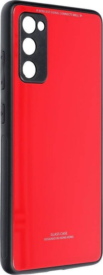 ForCell Futerał GLASS do SAMSUNG Galaxy S20 FE / S20 FE 5G czerwony 1