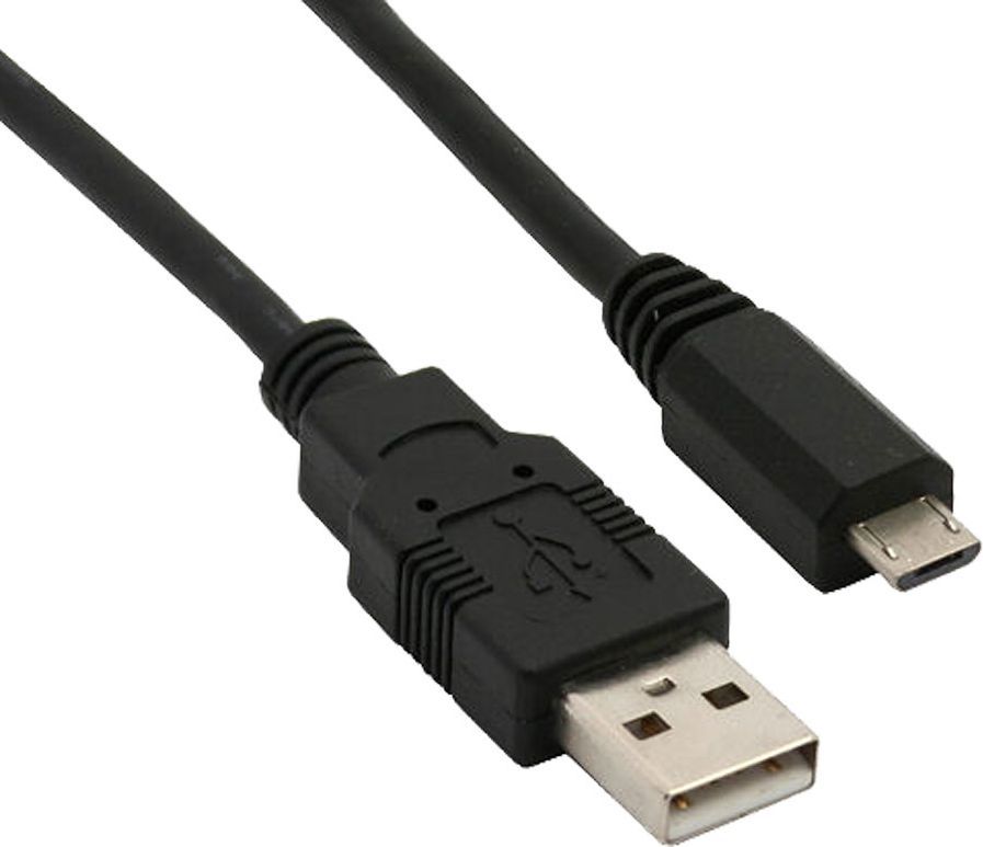 Kabel USB USB-A - microUSB 1 m Czarny (---) 1