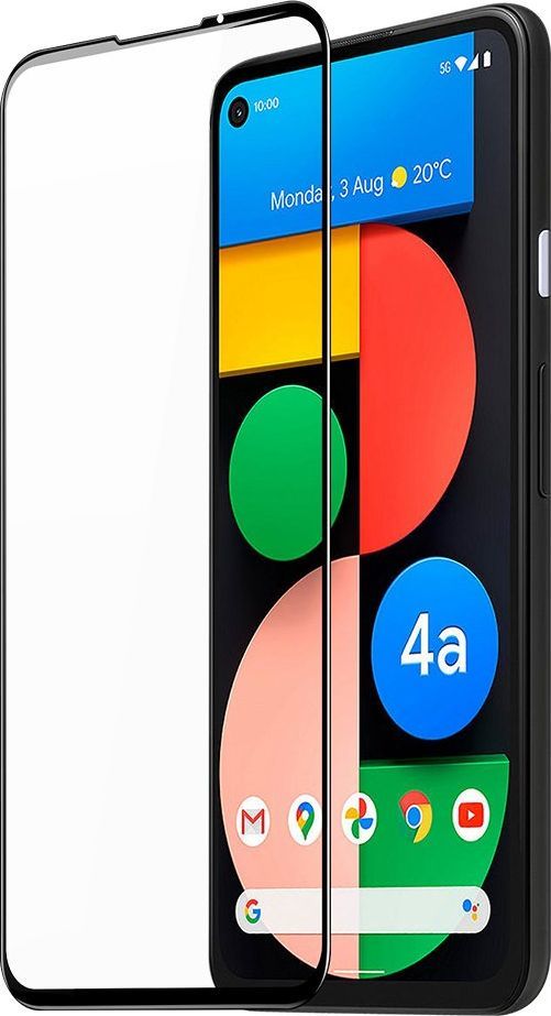 Dux Ducis Dux Ducis 10D Tempered Glass wytrzymałe szkło hartowane 9H na cały ekran z ramką Google Pixel 4A czarny (case friendly) 1