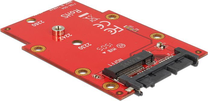 Delock Micro SATA, Czerwony (62636) 1