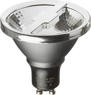 Redlux Przezroczysta żarówka GU10 LED neutralna 6W Redlux G13407 1