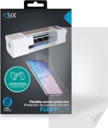 Ksix Ochrona Ekranu ze Szkła Hartowanego na Telefon Komórkowy + Pokrowiec na telefon KSIX Przezroczysty (10 pcs) 1
