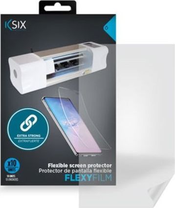 Ksix Ochrona Ekranu ze Szkła Hartowanego na Telefon Komórkowy + Pokrowiec na telefon KSIX Przezroczysty (10 pcs) 1