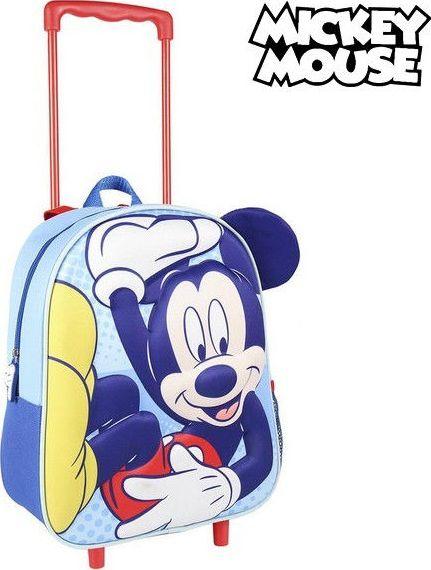 Plecak szkolny 3D z kółkami Mickey Mouse 1