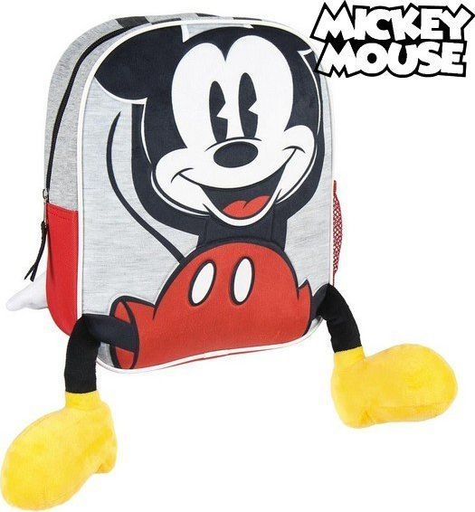 Plecak dziecięcy 3D Mickey Mouse Szary Czerwony 1