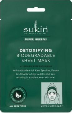 Sukin SUPER GREENS Biodegradowalna, detoksykująca, 25ml 1