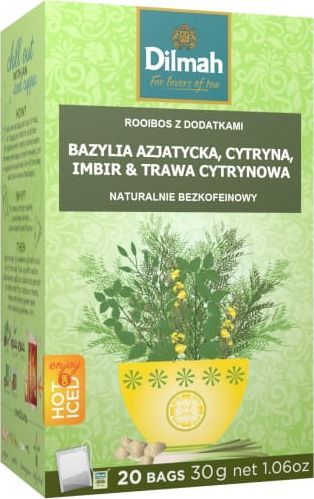 Actis Dilmah Napar Bazylia Cytryna Imbir & Trawa ex20 1