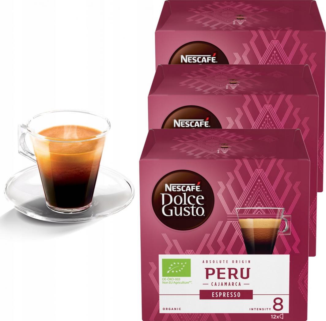 Nescafe NESCAFE DOLCE GUSTO Espresso Peru 3x12 kapsuł BIO 1
