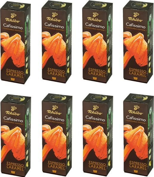 Tchibo 8 x Tchibo Cafissimo Espresso Caramel 80 kapsułek 1