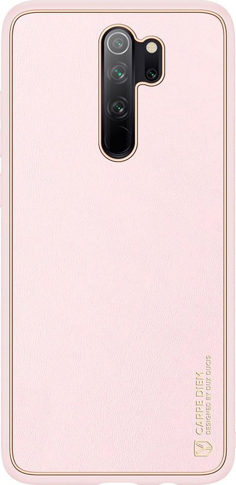 Dux Ducis Dux Ducis Yolo eleganckie etui pokrowiec ze skóry ekologicznej Xiaomi Redmi Note 8 Pro różowy 1