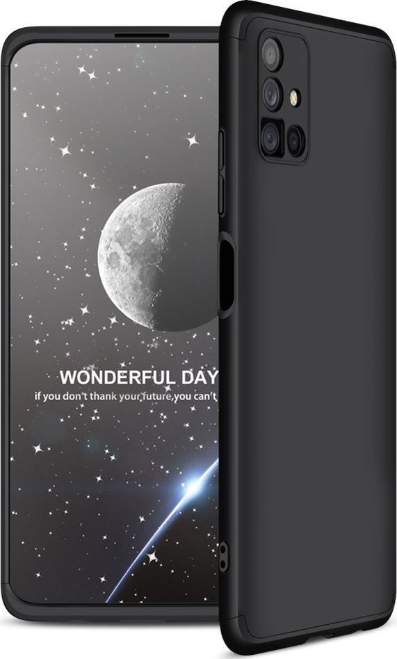 GKK GKK 360 Protection Case etui na całą obudowę przód + tył Samsung Galaxy M51 czarny 1