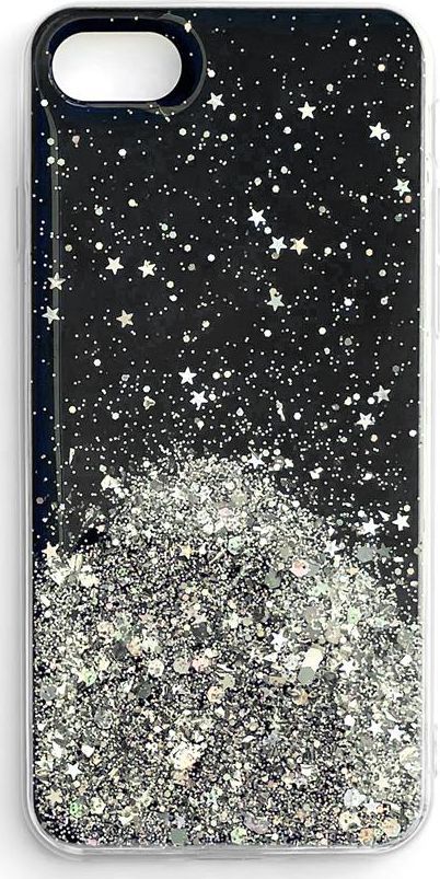 Wozinsky Wozinsky Star Glitter błyszczące etui pokrowiec z brokatem Samsung Galaxy S21 5G czarny 1