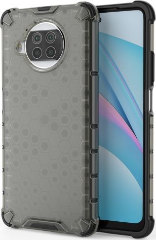 Hurtel Honeycomb etui pancerny pokrowiec z żelową ramką Xiaomi Mi 10T Lite zielony 1