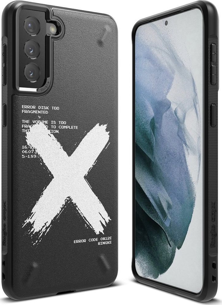 Ringke Ringke Onyx Design wytrzymałe etui pokrowiec Samsung Galaxy S21 5G czarny (X) (OXAP0053) 1