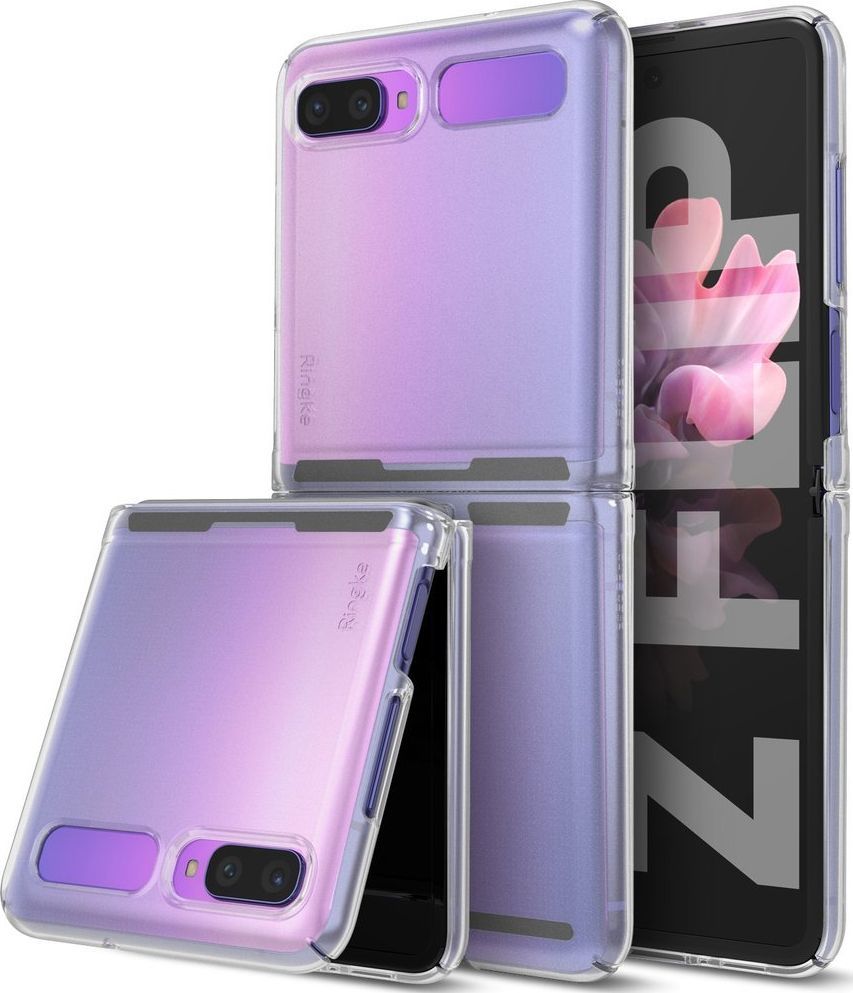 Ringke Ringke Slim ultracienkie etui pokrowiec Samsung Galaxy Z Flip półprzezroczysty (SLSG0046) 1