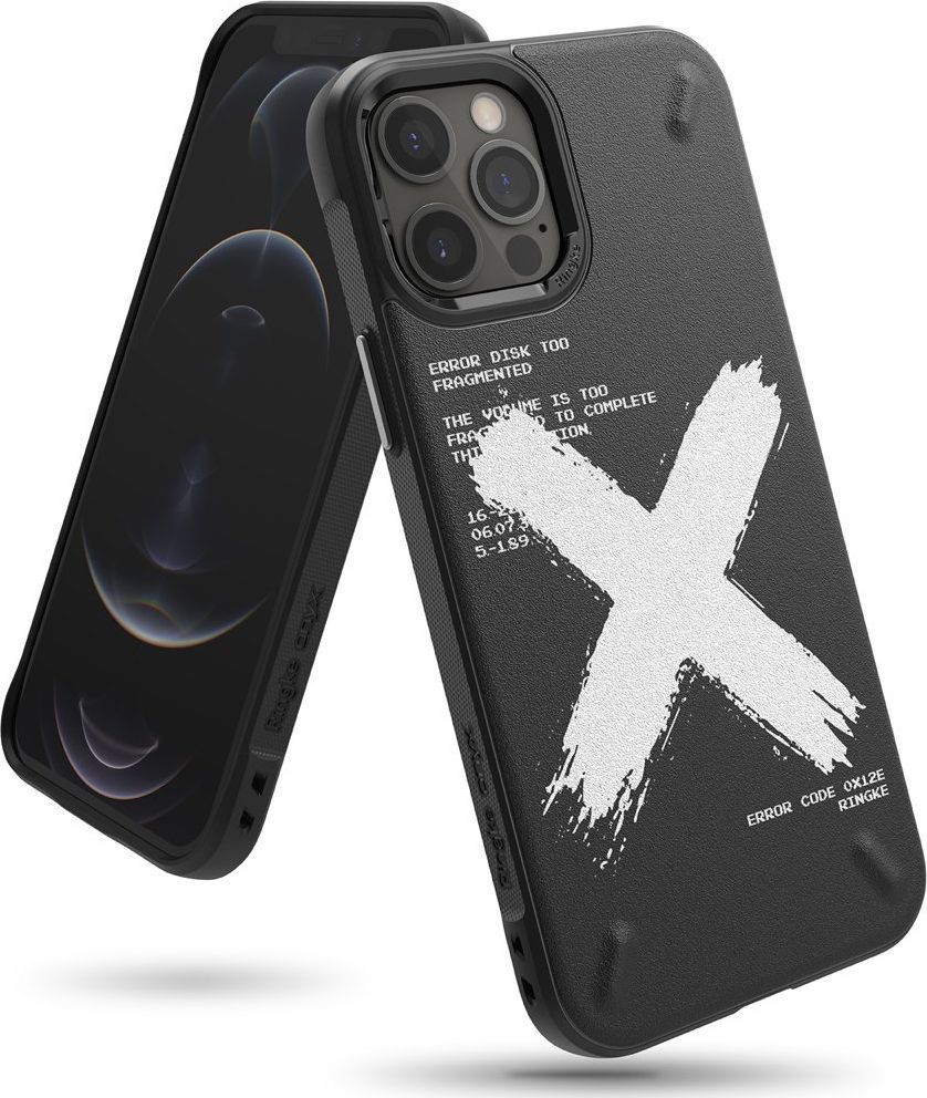Ringke Ringke Onyx Design wytrzymałe etui pokrowiec iPhone 12 Pro Max czarny (X) (OXAP0049) 1