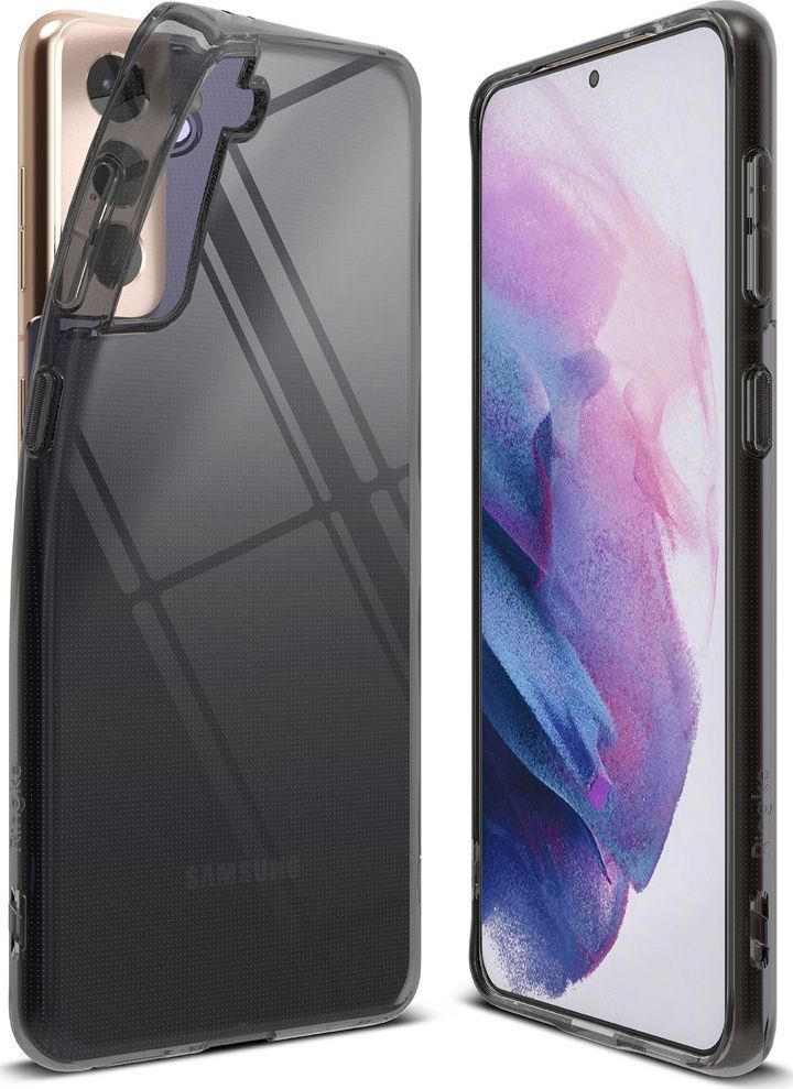 Ringke Ringke Air ultracienkie żelowe etui pokrowiec Samsung Galaxy S21 5G czarny (ARSG0040) 1