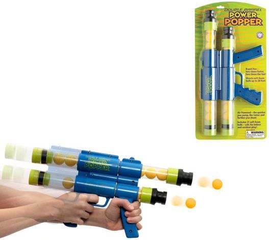 Power Poppers POWER POPPERS Pistolet Double Barrel - H54205 1