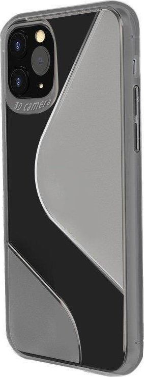 Hurtel S-Case elastyczne etui pokrowiec iPhone 12 mini czarny 1