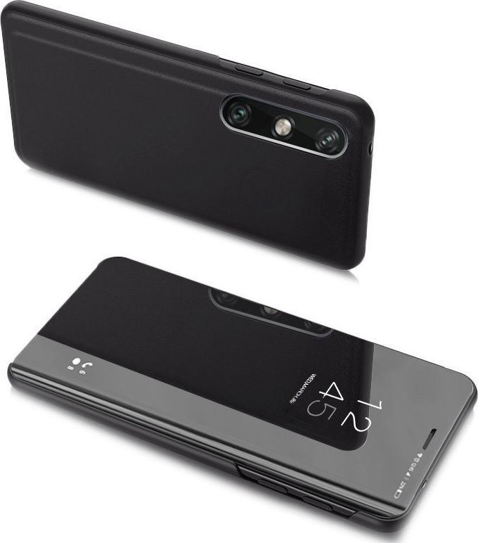 Hurtel Clear View Case futerał etui z klapką LG Velvet 5G / LG Velvet czarny 1
