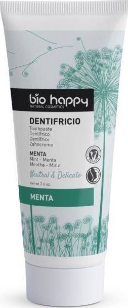 Bio Happy pasta do zębów bez fluoru Mięta 75g 1