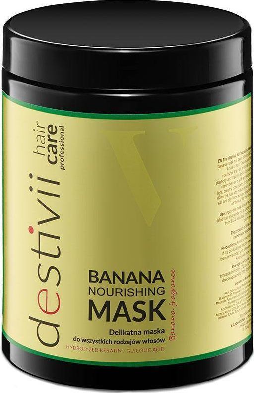 Destivii DESTIVII_Nourishing Mask delikatna maska do wszystkich rodzajów włosów Banana 1000ml 1