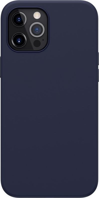 Nillkin Nillkin Flex Pure Pro Case gumowe elastyczne silikonowe etui pokrowiec iPhone 12 Pro Max niebieski (kompatybilny z MagSafe) 1