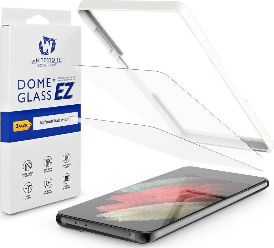 Whitestone SZKŁO HARTOWANE WHITESTONE EZ GLASS GALAXY S21+ PLUS 1