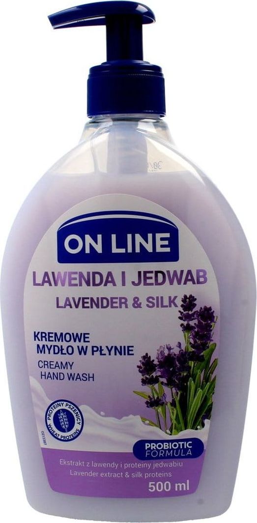Forte Sweeden On Line Mydło kremowe w dozowniku Lawenda i Jedwab 500ml 1