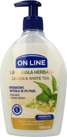 Forte Sweeden On Line Mydło kremowe w dozowniku Lipa i Biała Herbata 500ml 1