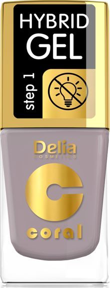 Delia Delia Cosmetics Coral Hybrid Gel Emalia do paznokci nr 57 Kawa 11ml 1