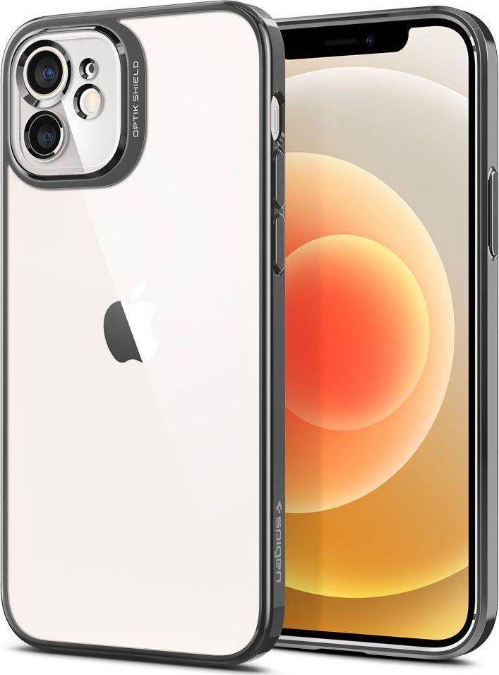 Spigen SPIGEN OPTIK CRYSTAL IPHONE 12 CHROME GREY 1