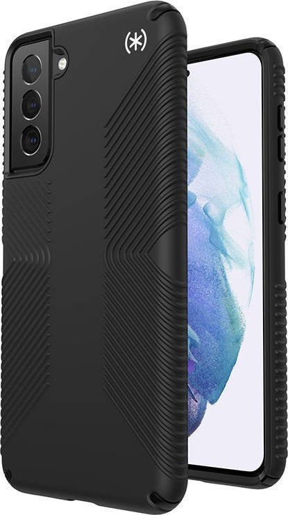 Speck Speck Presidio2 Grip - Etui Samsung Galaxy S21+ z powłoką MICROBAN (Black/Black) 1