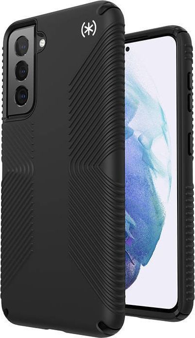 Speck Speck Presidio2 Grip - Etui Samsung Galaxy S21 z powłoką MICROBAN (Black/Black) 1