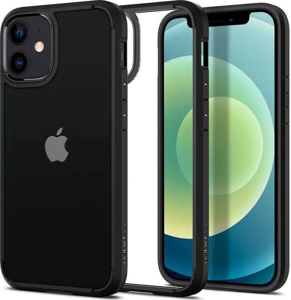 Spigen SPIGEN ULTRA HYBRID IPHONE 12 MINI MATTE BLACK 1